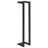 Towel Rack Black 5"x5"x23.6" Iron