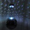 Mirror Ball Motor 6RPM w/ LED RGBW,Mirror Disco Ball Kit DJ Party Decorate