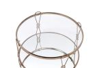 ACME Zekera Coffee Table, Champagne & Mirrored 83940