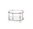 ACME Zekera Coffee Table, Champagne & Mirrored 83940