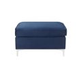 ACME Jaszira Ottoman, Blue Velvet 57345