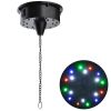 Mirror Ball Motor 6RPM w/ LED RGBW,Mirror Disco Ball Kit DJ Party Decorate