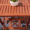 Lucius Reddish Brown Folding Bistro Table