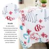 Muwago Classic Christmas Printed Tablecloth, Table Cloth for Christmas Dinner, Holiday and Family Gatherings