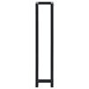 Towel Rack Black 5"x5"x23.6" Iron