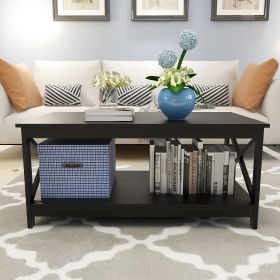 Coffee Table Oxford End Table Concepts Oxford Coffee Table; Black