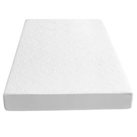 King Size Waterproof Mattress Protector Breathable Soft Cotton Mattress Pad Cover With Elastic Deep Pocket Up To 11in Noiseless Machine Washable Beddi (size: Full Size)